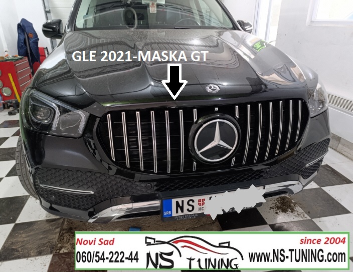 gle mercedes w176  2020 2021 2022 maska gt znak distronik ugradnja pragovi amg novi sad ns tuning